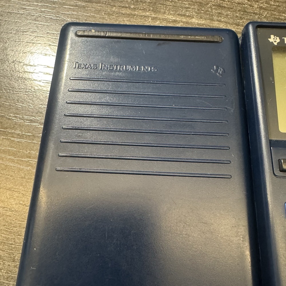 Texas Instruments TI-81 Graphing Calculator Blue with Cover - Tested - Picture 4 of 7
